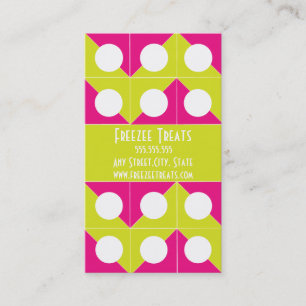 Yogurt Loyalty Business Card gefroren Treuekarte