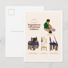 Yogyakarta Zeremonie Kultur Indonesien Reise Postkarte
