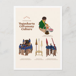 Yogyakarta Zeremonie Kultur Indonesien Reise Postkarte