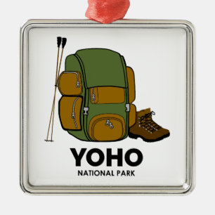 Yoho National Park Backpack Ornament Aus Metall
