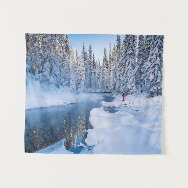 Yoho National Park, British Columbia, Kanada Wandteppich (Vorderseite (Horizontal))