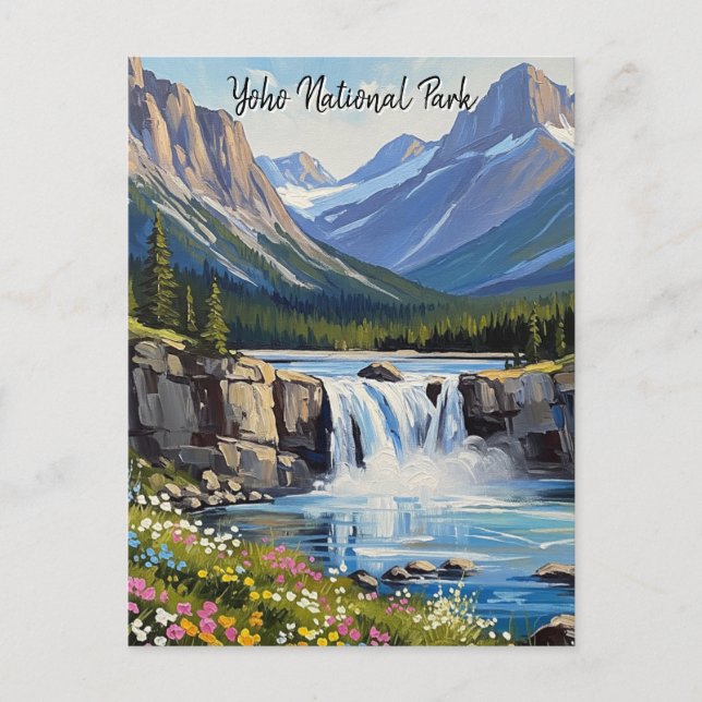 Yoho National Park Canada Postkarte (Vorderseite)