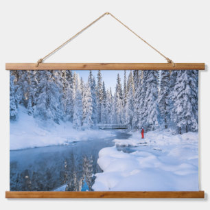 Yoho-Nationalpark, British Columbia, Kanada Wandteppich Mit Holzrahmen