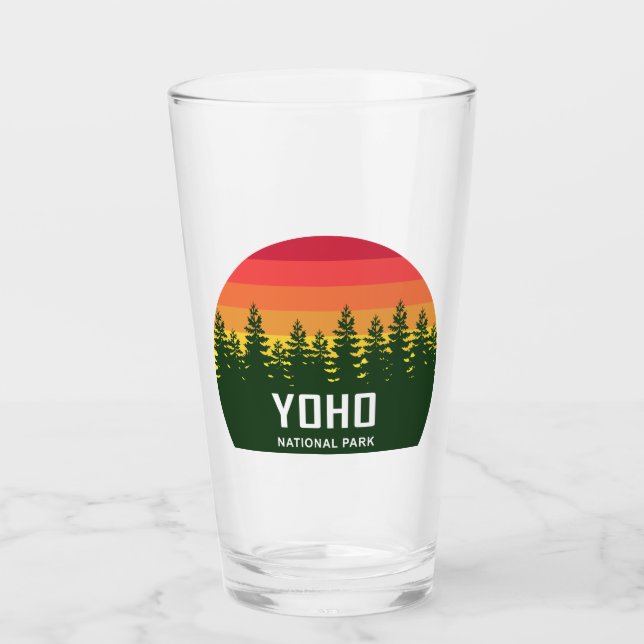 Yoho Nationalpark Glas (Vorderseite)