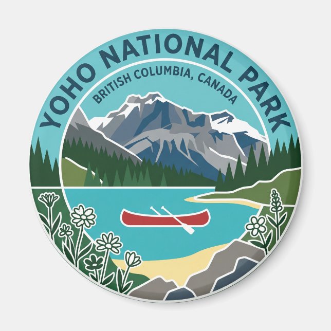 Yoho-Nationalpark Kanada Magnet (Vorne)