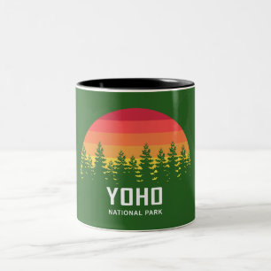 Yoho Nationalpark Zweifarbige Tasse