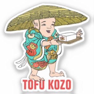 Yokai-Serie: Tofu Kozo Aufkleber