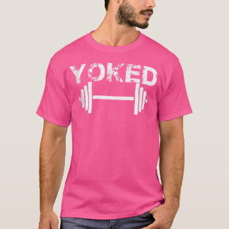 Yoked Barbell Weight Lifting T-Shirt