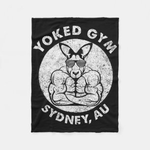 Yoked Gym Sydney Flex Muscle Kangaroo Fleecedecke