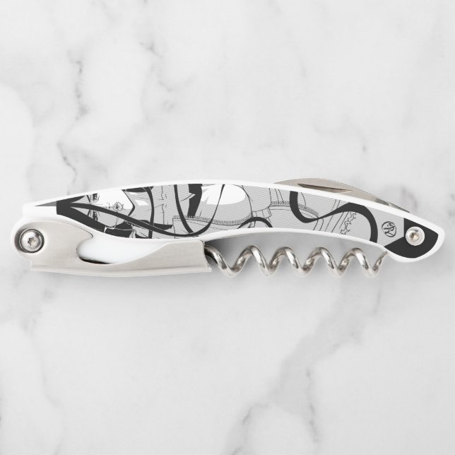 Yoko - Katana und Rauchen Kellnermesser (Vorderseite)