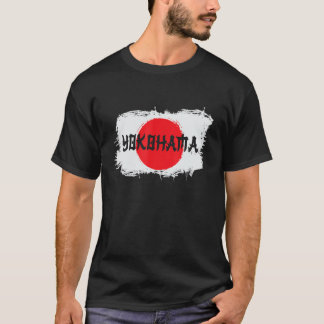 Yokohama Japan Japanische Flagge Japan Souvenir T-Shirt