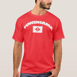 Yokohama Japan - Stadtflagge 1 T-Shirt