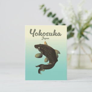 Yokosuka Japan Reiseplakat Postkarte