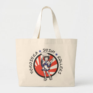 Yokosuka-Sushi-Rollen-Taschen-Tasche Jumbo Stoffbeutel