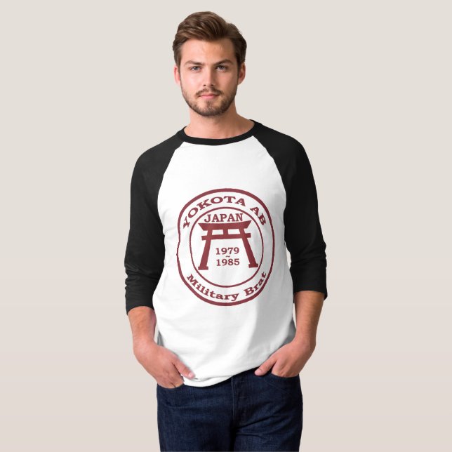 Yokota-Flughafen-Japanmilitärgör 1979-1985 T-Shirt (Vorne ganz)