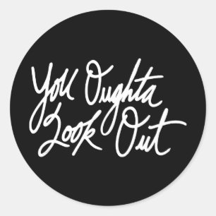YOLO by Love Me Runder Aufkleber