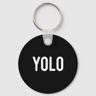 Yolo - Cooles neues Hip-Hop-Rap-Fun-Geschenk-T-Shi Schlüsselanhänger