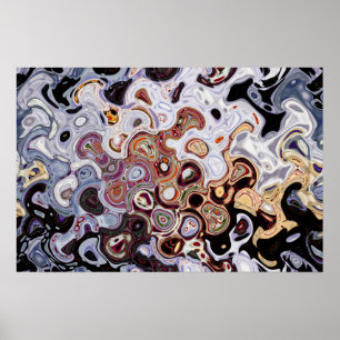 Yolo County ehrlich abstrakte 3 lila   SVP-Bilder Poster