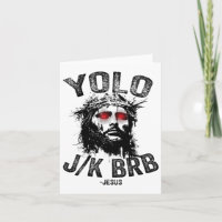 Yolo Jk Brb Jesus Auferstehung Christen Funny Ea