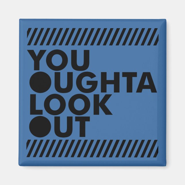 YOLO mit Vorsicht Magnet (Vorne)