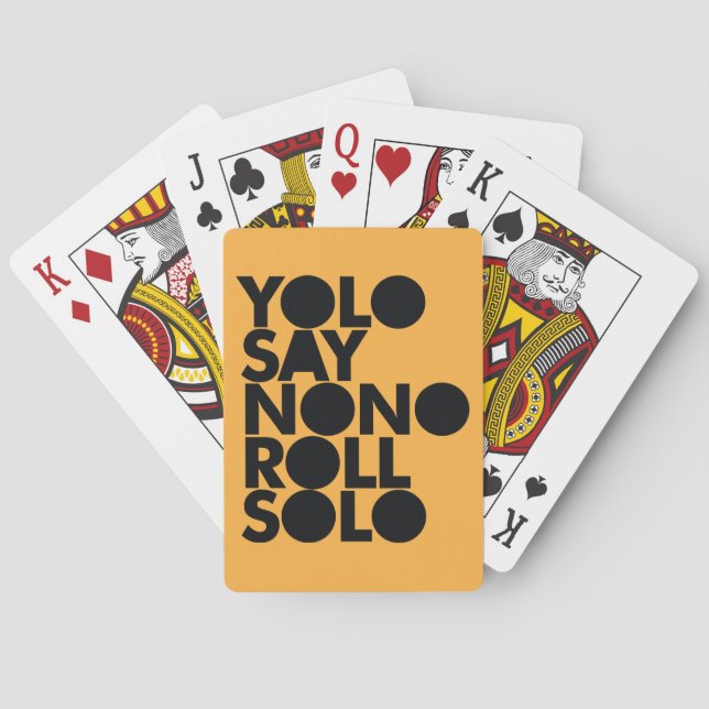 YOLO Roll Solo Filled Spielkarten (Rückseite)