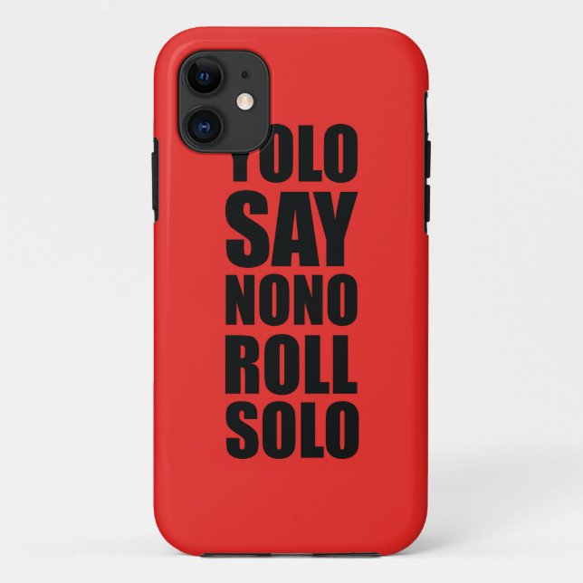 YOLO-Rollensolo Case-Mate iPhone Hülle (Rückseite)