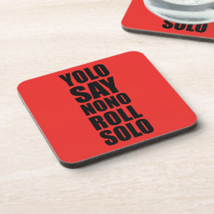 YOLO-Rollensolo Untersetzer