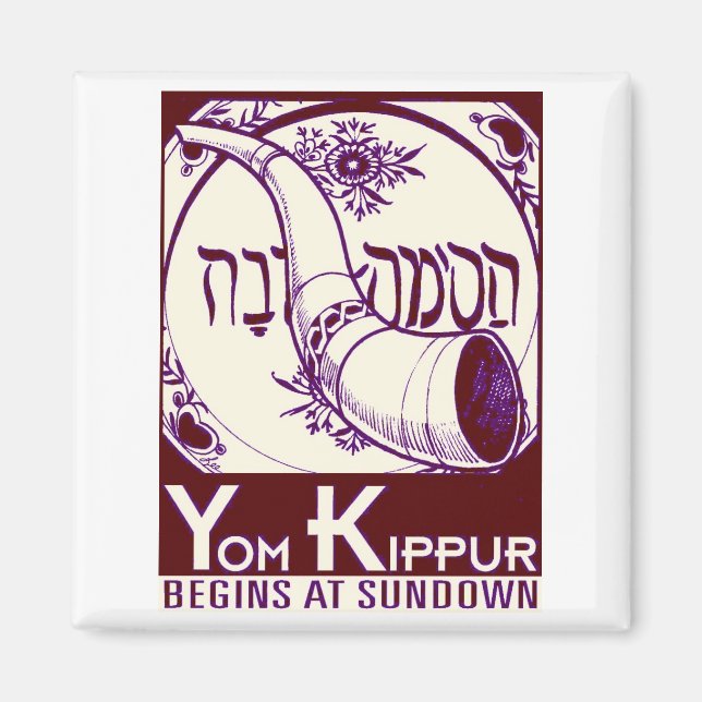 Yom_Kippur3 Magnet (Vorne)