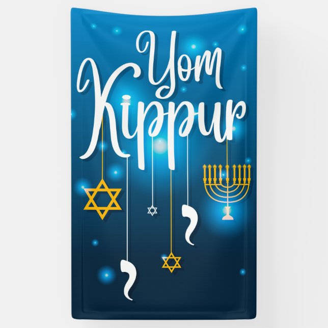 Yom Kippur Banner (Vertikal)