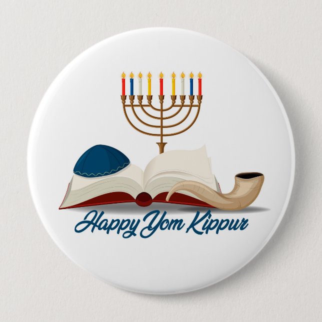 Yom Kippur Button (Vorderseite)