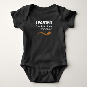Yom Kippur Jewish Baby I Fasted Strampler