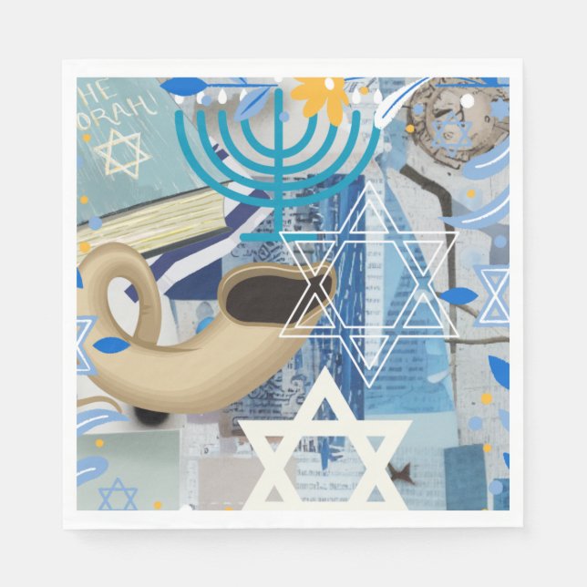 Yom Kippur Serviette (Vorderseite)