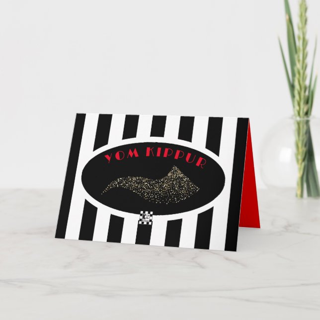 Yom Kippur Sessings Karte (Vorderseite)