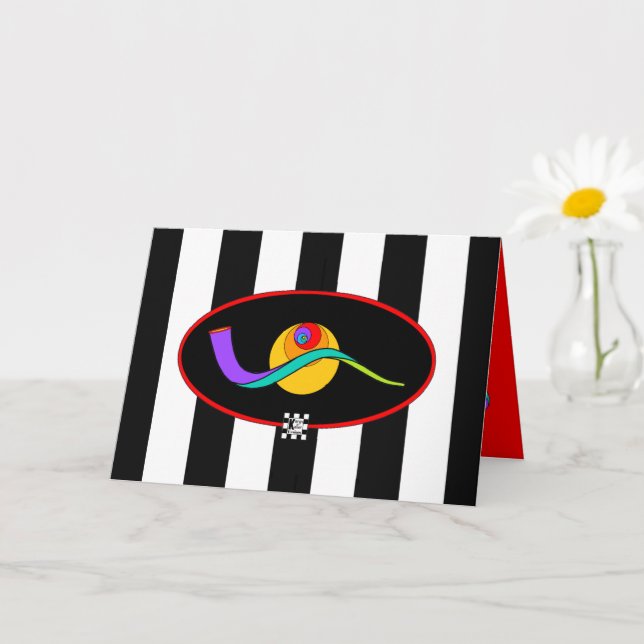 Yom Kippur Shofar Karte (Kleine Pflanze)