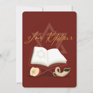 Yom Kippur-Urlaubskarte Feiertagskarte