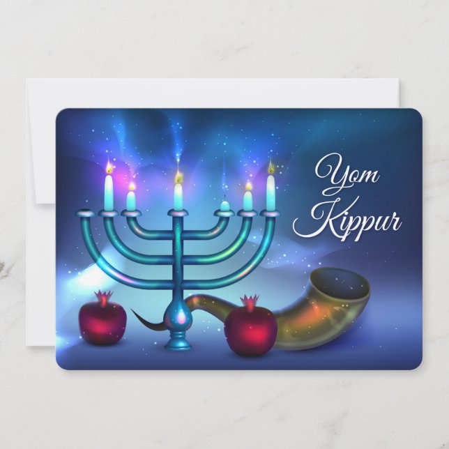 Yom Kippur-Urlaubskarte Feiertagskarte (Vorderseite)