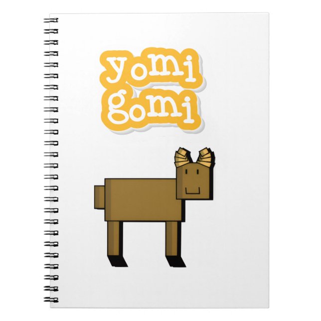 yomigomi + Mr. Goat Notebook Notizblock (Vorderseite)