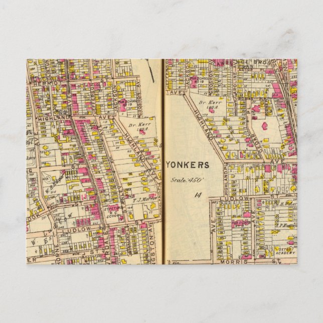 Yonkers, New York 11 Postkarte (Vorderseite)