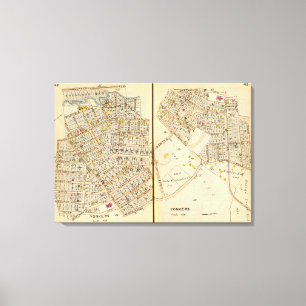 Yonkers, New York 14 Leinwanddruck