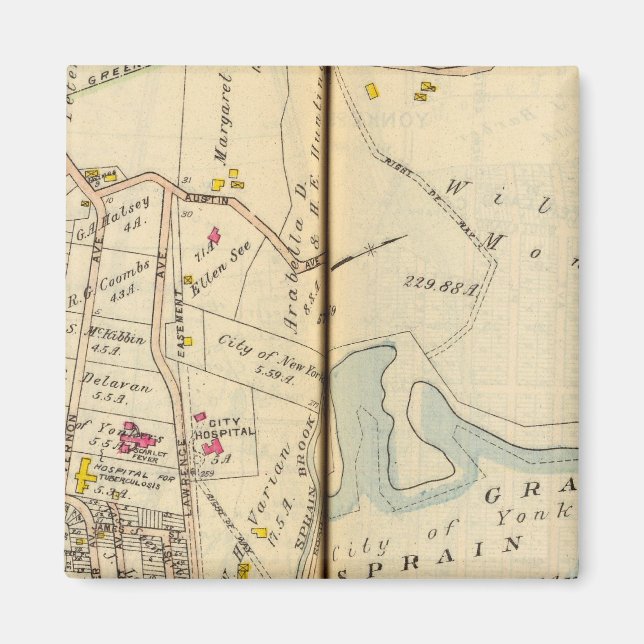 Yonkers, New York 9 Magnet (Vorne)