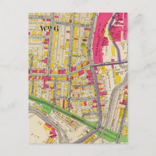 Yonkers New York Atlas Postkarte