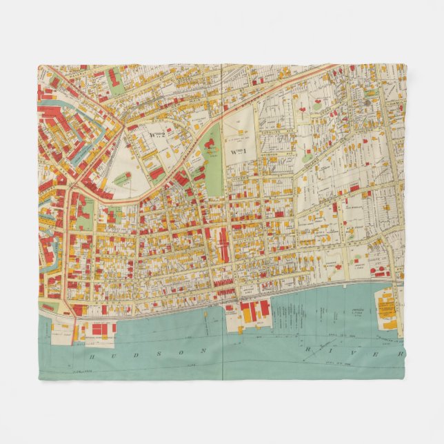 Yonkers New York Fleecedecke (Vorderseite (Horizontal))