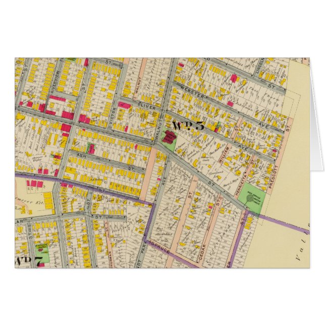 Yonkers New York Map (Vorderseite (Horizontal))
