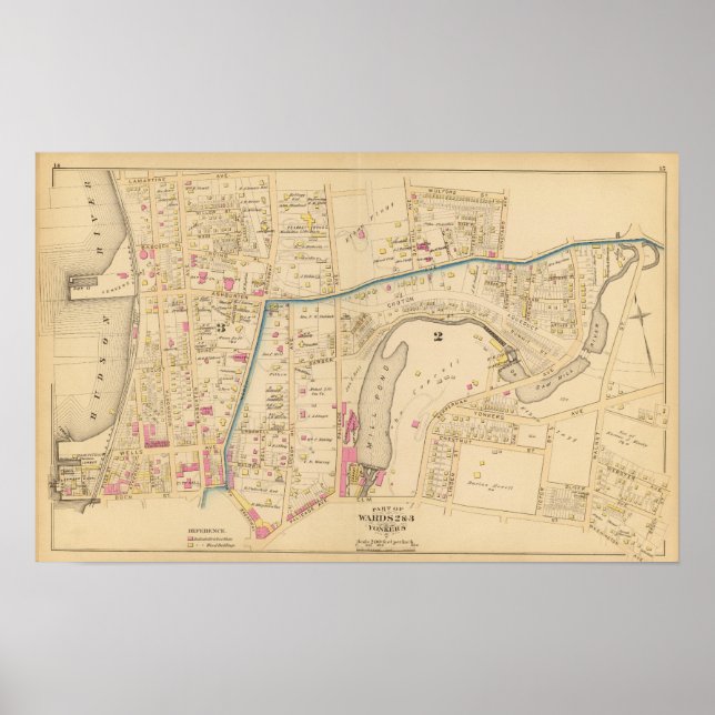 Yonkers wards 2-3, New York Poster (Vorne)