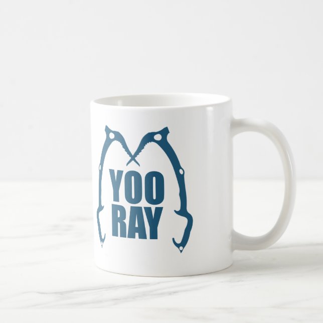 Yoo Ray (Ouray) Eisklettern Kaffeetasse (Rechts)
