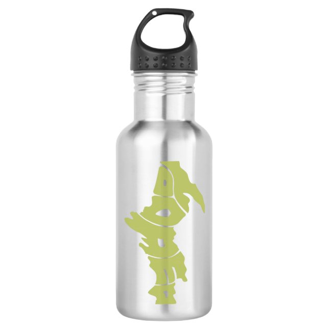 Yooper Edelstahlflasche (Vorderseite)