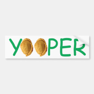 Yooper - Pasteten-Autoaufkleber Autoaufkleber