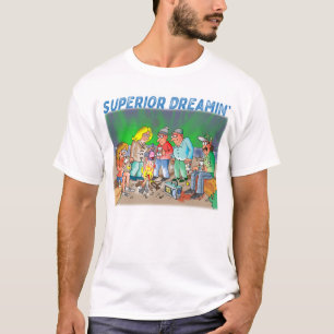 Yooper T-Shirt Avec Cartoon Lake Superior