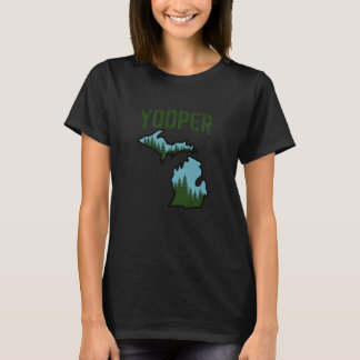 Yooper Upper Peninsula Michigan Nature Design T-Shirt