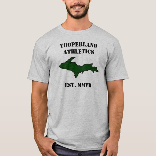 Yooperland Leichtathletik T-Shirt (Vorderseite)